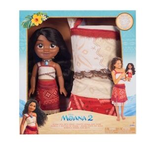 Disney Moana 2 Doll with Red & Cream Outfit